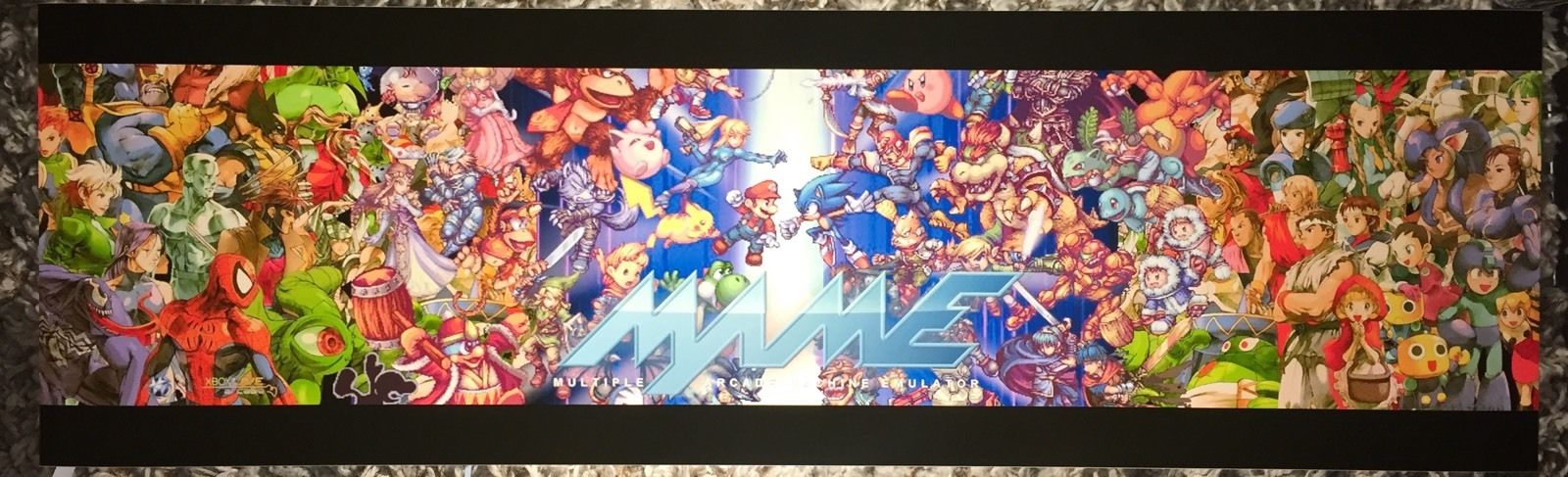 Mame New Age Arcade Marquee 26"x8"