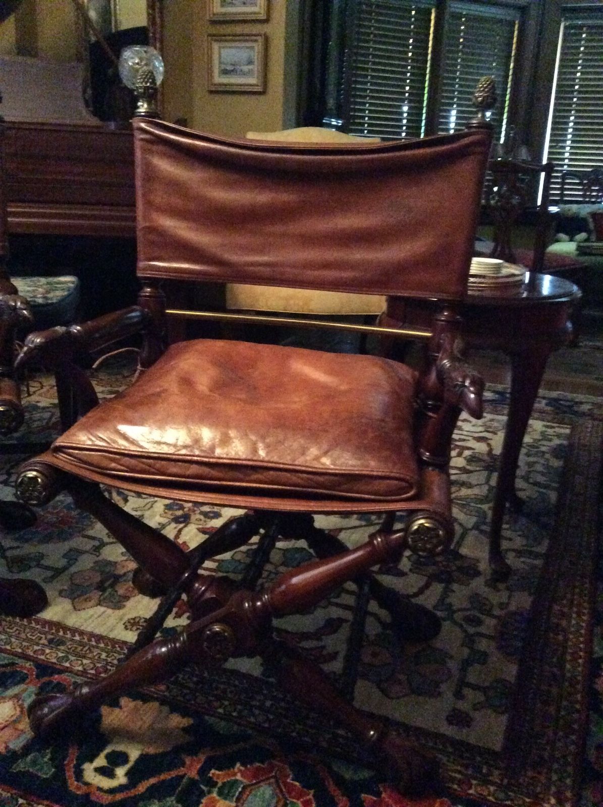 PAIR OF VINTAGE DIRECTOR STYLE CHAIRS FROM A HOLLYWOOD HOME