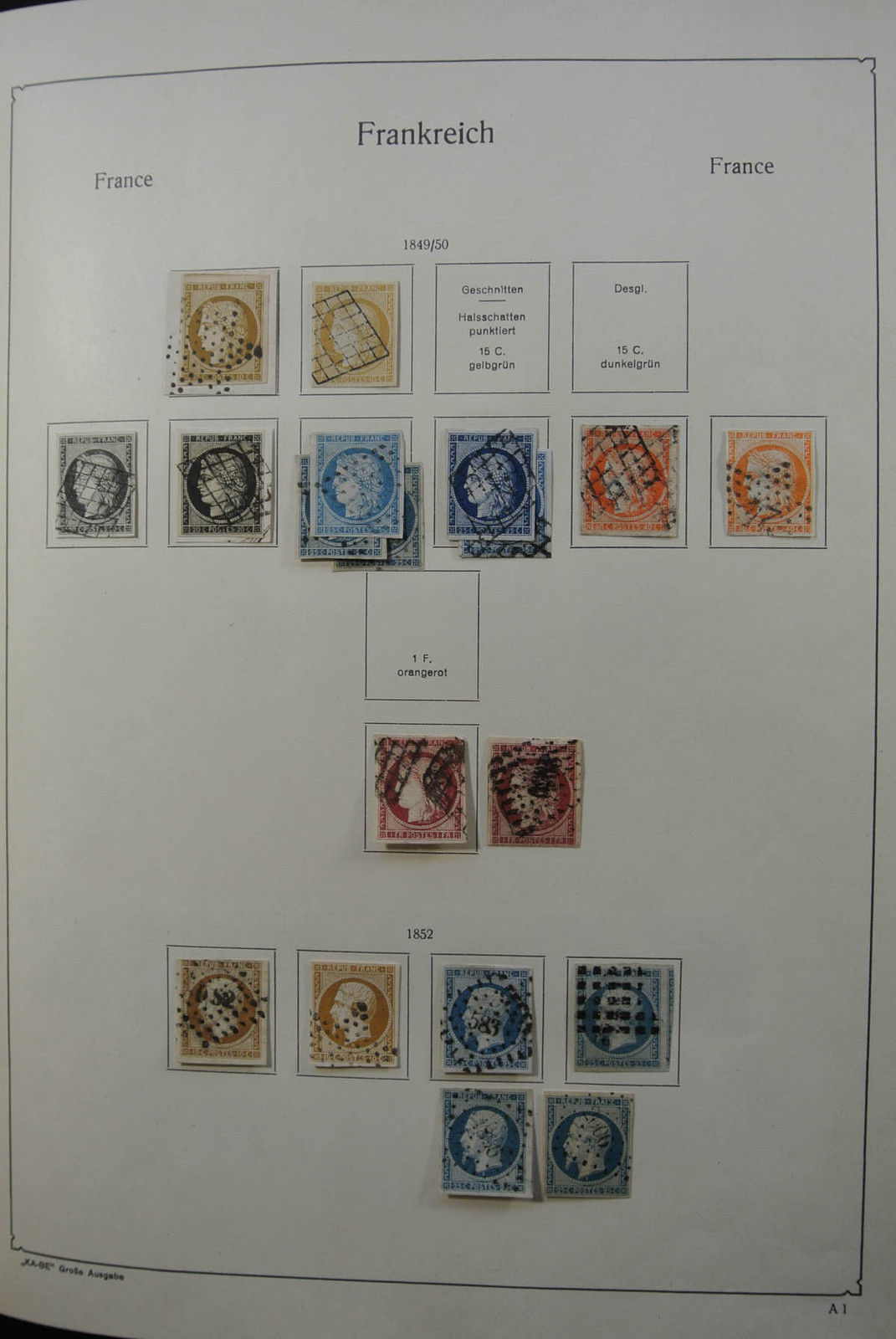 Lot 26533 Collection stamps of France 1849-1959.