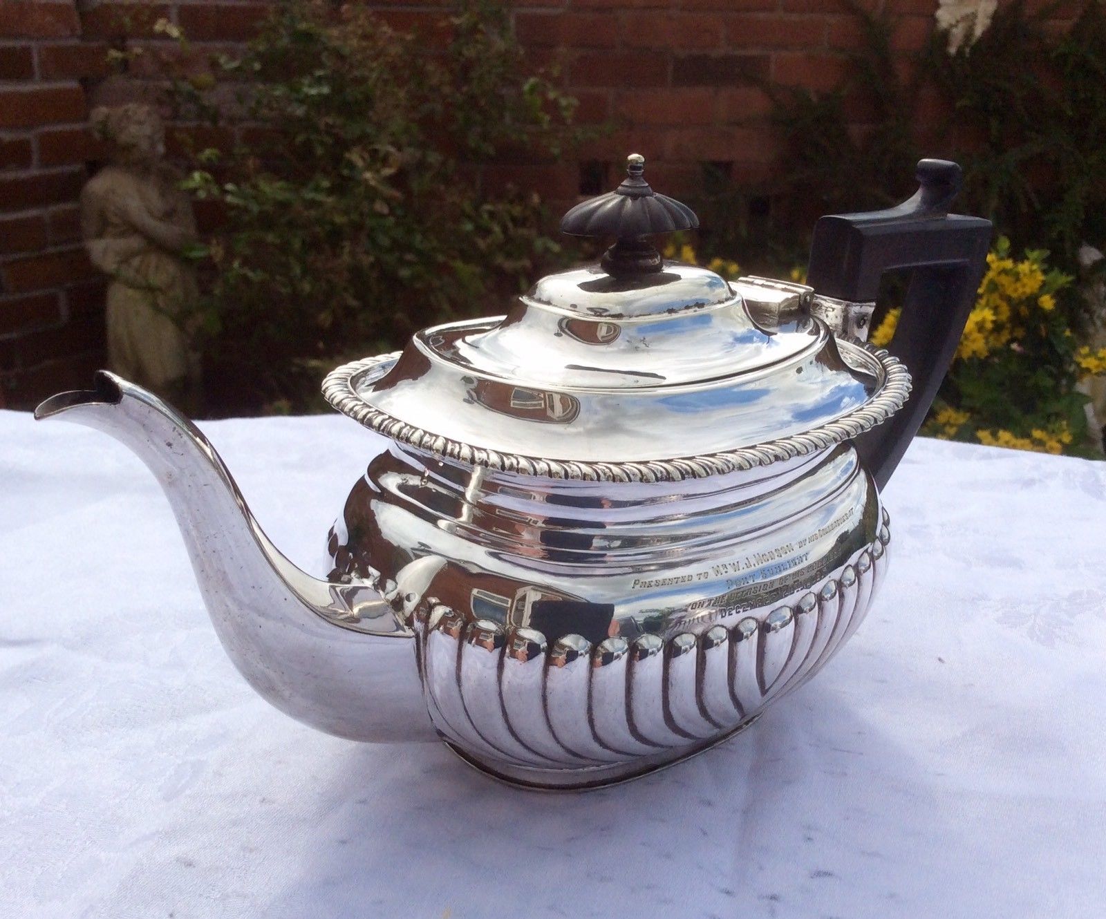 Fine Sheffield Art Nouveau Silver Plated Tea Set By ELKINGTON & Co C.1909