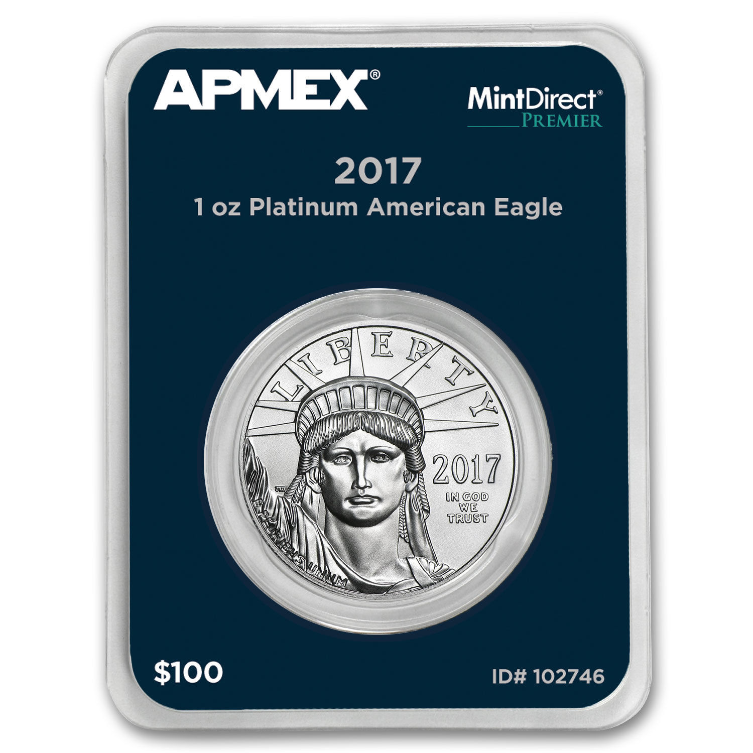 2017 1 oz Platinum American Eagle (MintDirect® Premier Single) - SKU #102746