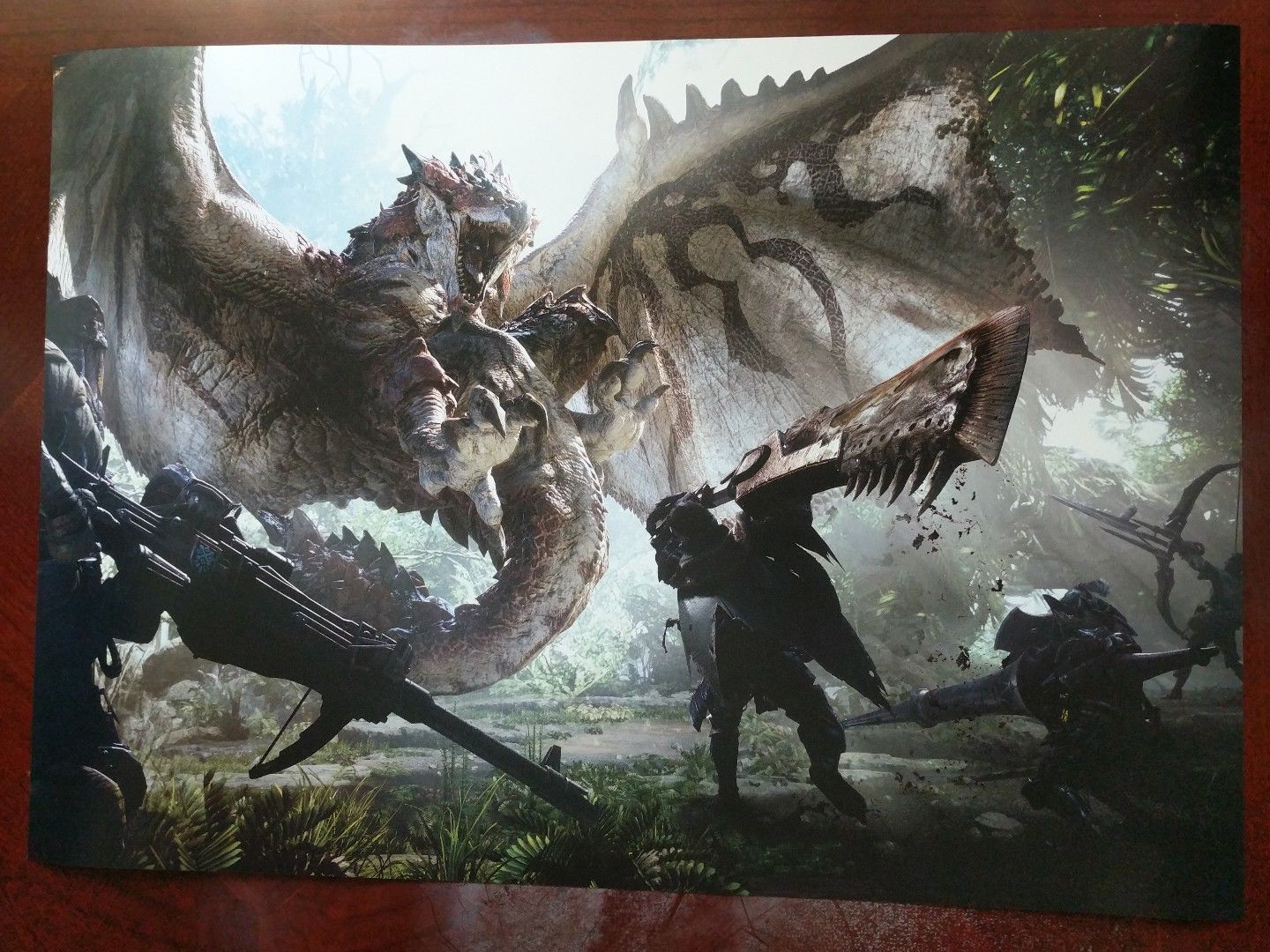 2017 SDCC Comic-Con MONSTER HUNTER WORLD Capcom SONY poster - SIGNED