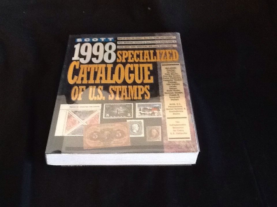 Scott 1998 Specialized Catalogue Of U.S. Stamps Collectors Stamp Resource Book