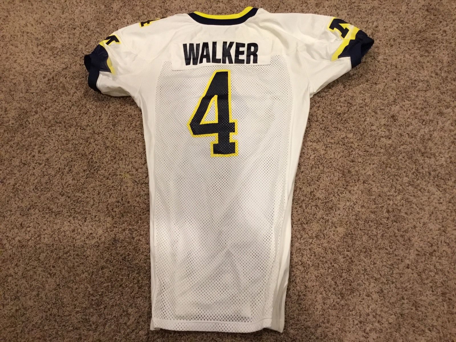 2000 ORANGE BOWL MARQUISE WALKER MICHIGAN NIKE USED/WORN/GAME ISSUED JERSEY