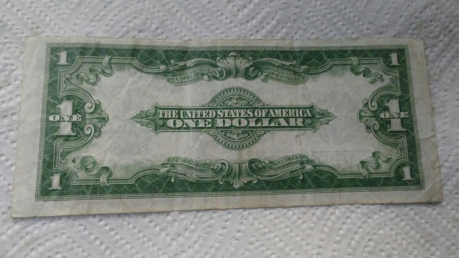 1923 ONE DOLLAR SILVER CERTIFICATE.XF