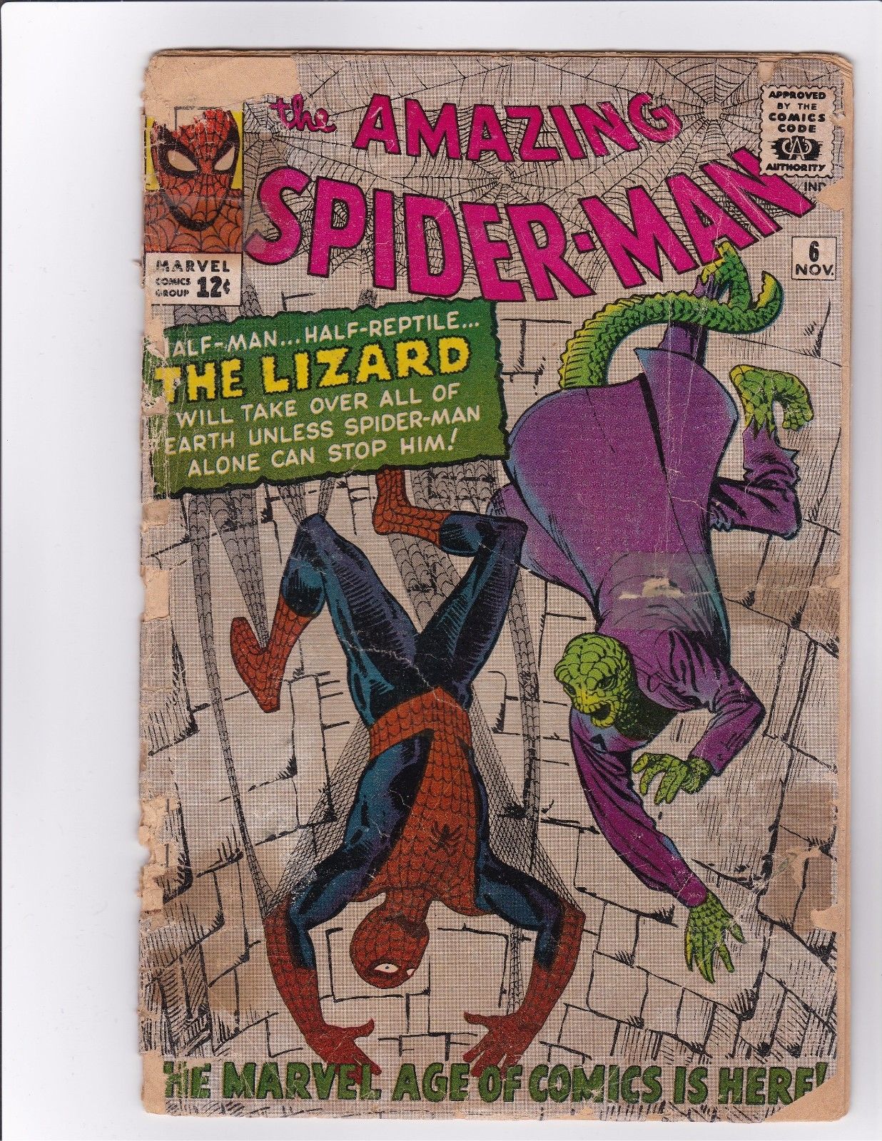 The Amazing Spider-Man #6 (Marvel) LOW GRADE! HIGH RES SCANS! SEE DESCRIPTION!