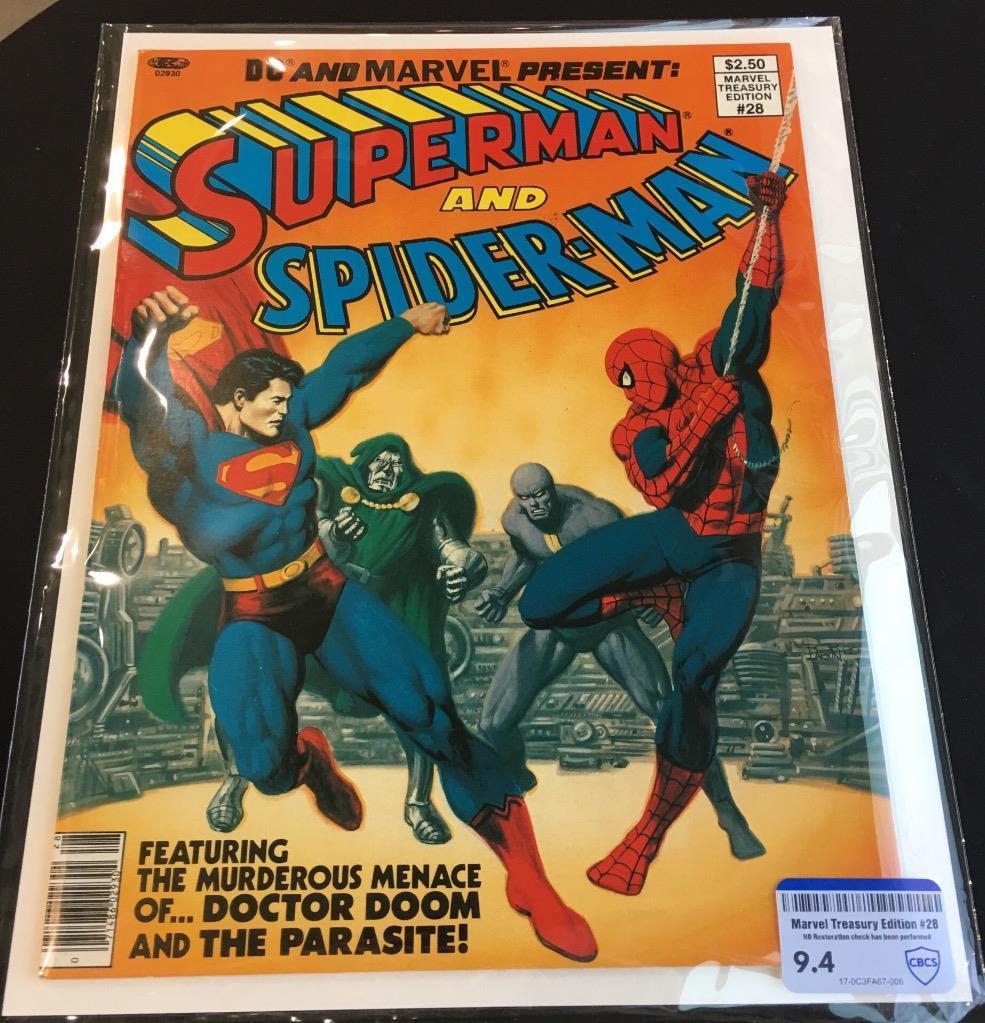 DC/Marvel Treasury Edition #28 Superman + Amazing Spider-Man CBCS 9.4 Beauty