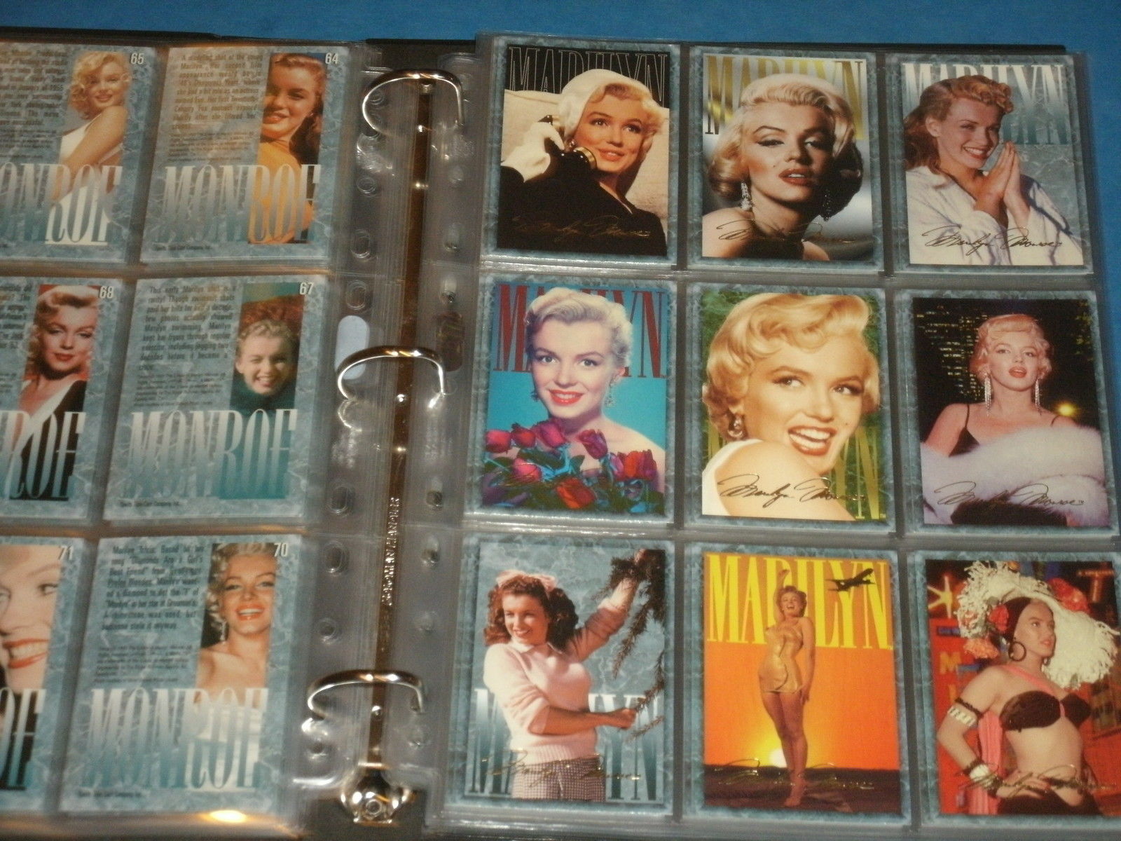 MARILYN MONROE: Series 1 &2 Box/Binder & Mini-Master Sets Of Trading Cards Rare