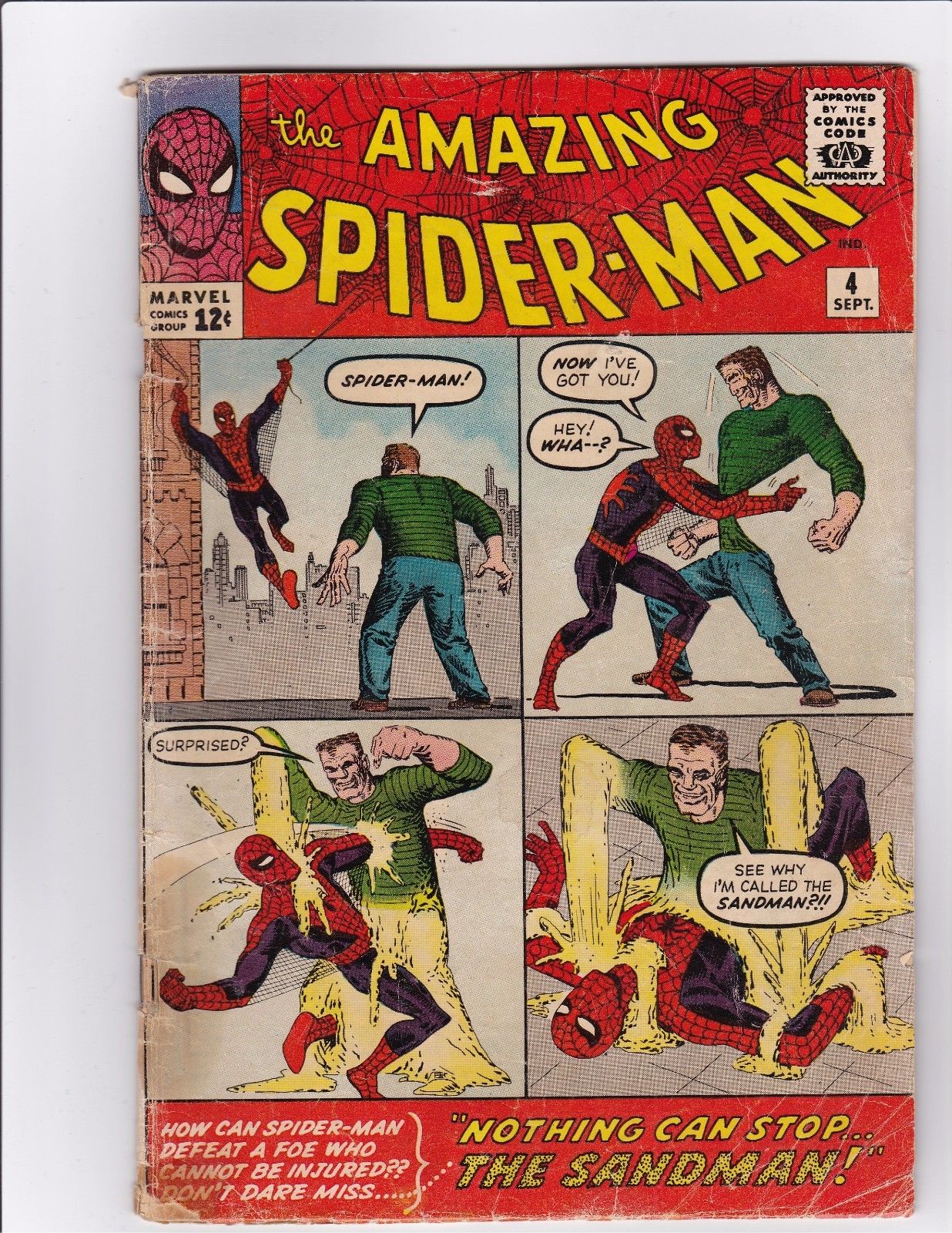 The Amazing Spider-Man #4 (Marvel) LOW GRADE! HIGH RES SCANS! SEE DESCRIPTION!