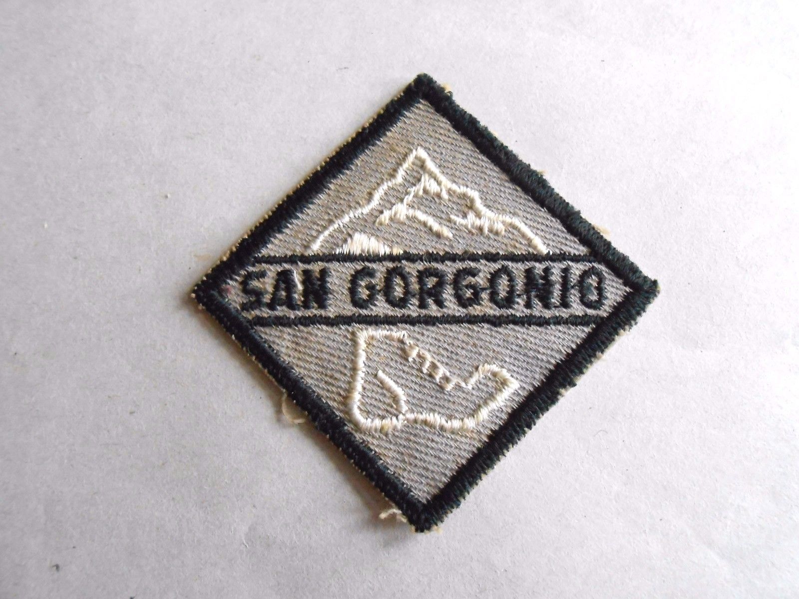 Vintage San Gorgonio California Souvenir Hiking Trail Patch - Boy Scout?