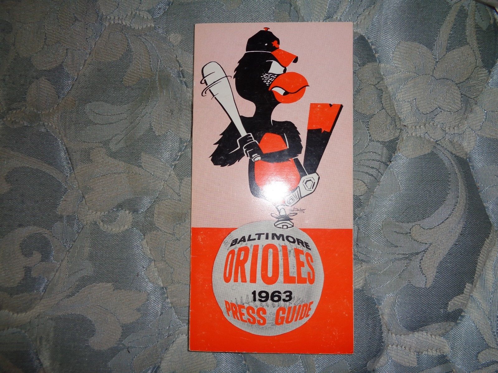 1963 BALTIMORE ORIOLES MEDIA GUIDE Yearbook Program Press Book Baseball O's AD