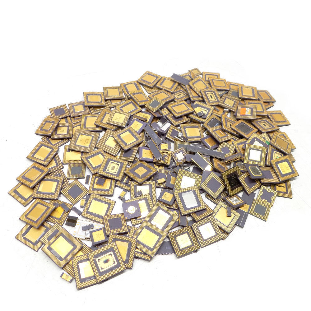 10.5 Pounds (Net) Scrap Gold Ceramic Processors For Gold Recovery w/ Silicon