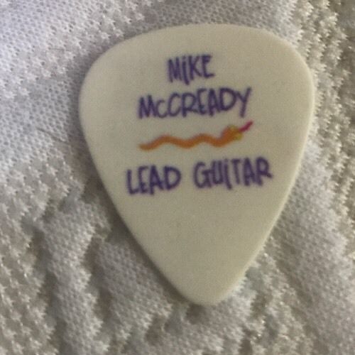 Temple Of the Dog Tour Mike McCready Pearl Jam Guitar Pick- RARE