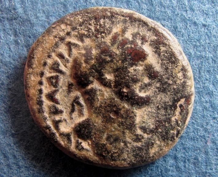 Ancient JUDAEA, Tiberias. Hadrian. AD 117-138. Æ Dated AD 119/20 Judea City coin