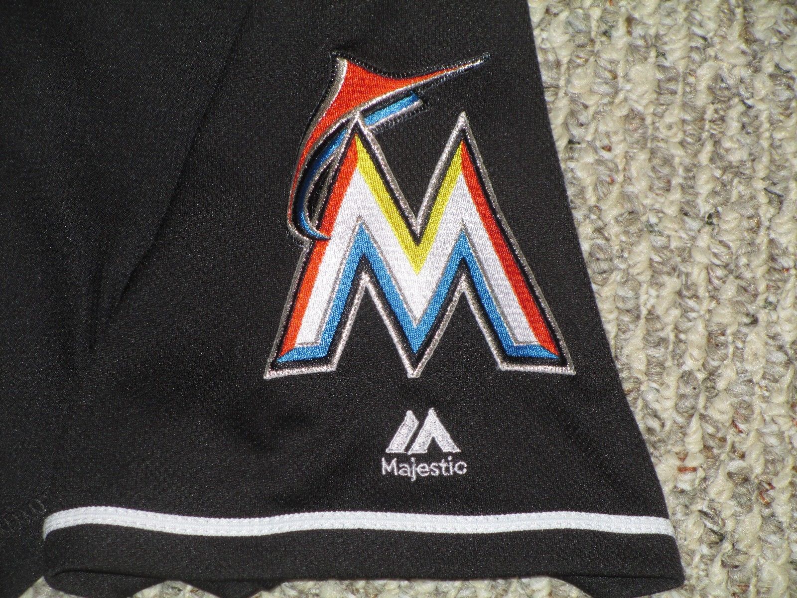 Spring Training Yefres Perez size 46 #77 2016 Miami Marlins game used jersey