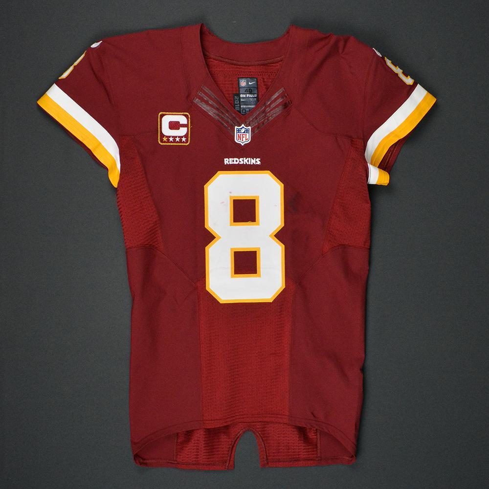 2016 Kirk Cousins Washington Redskins Game Used Worn Nike Football Jersey! NFL