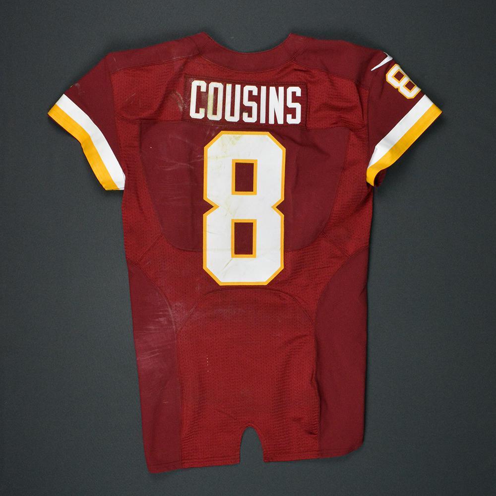 2016 Kirk Cousins Washington Redskins Game Used Worn Nike Football Jersey! NFL