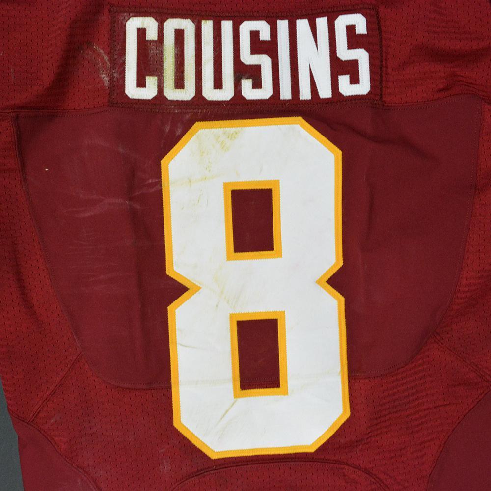 2016 Kirk Cousins Washington Redskins Game Used Worn Nike Football Jersey! NFL