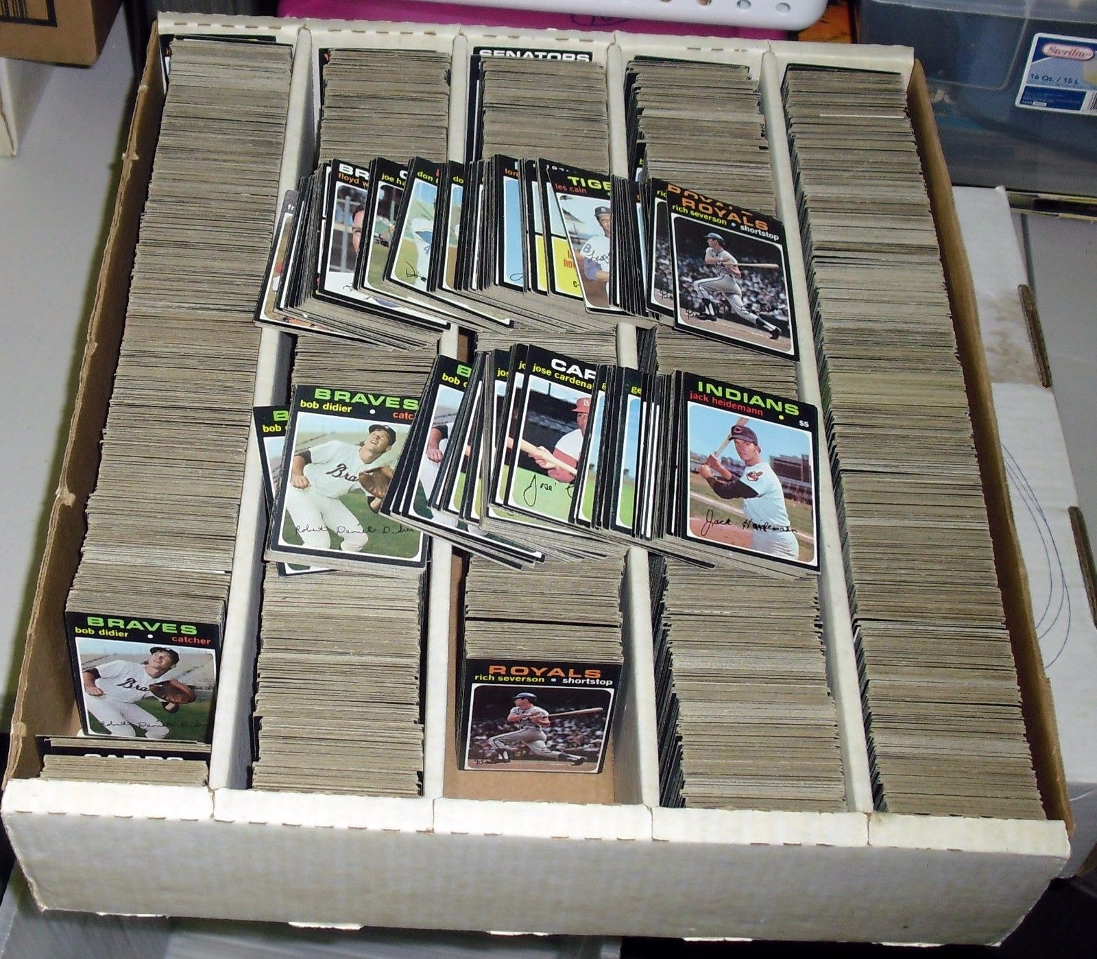 1970/71/72 TOPPS BASEBALL CARD SET BUILDER LOT (40) EX-NRMT NO DUPES!