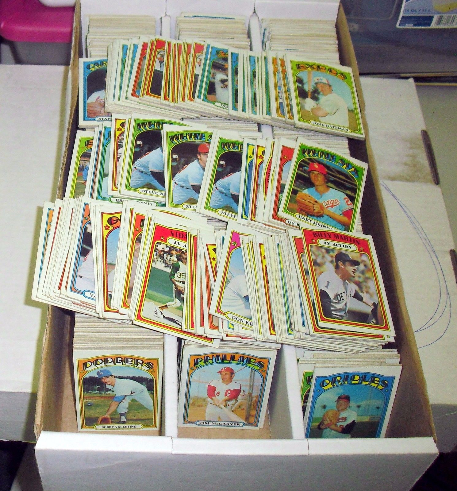 1970/71/72 TOPPS BASEBALL CARD SET BUILDER LOT (40) EX-NRMT NO DUPES!