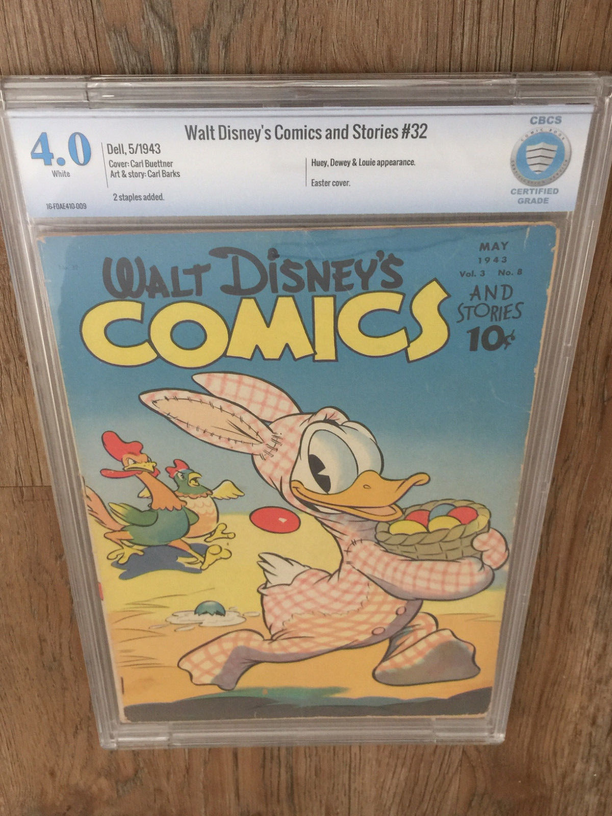 Walt Disney's Comics and Stories #32 1943 CBCS 4.0 (VG) not CGC