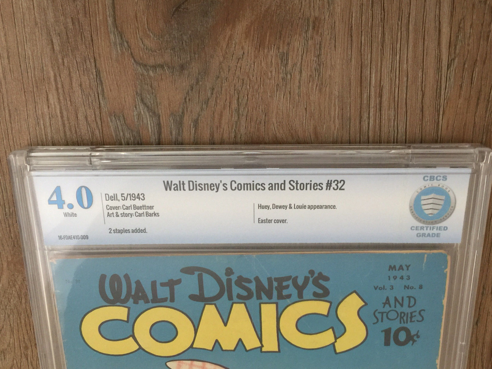 Walt Disney's Comics and Stories #32 1943 CBCS 4.0 (VG) not CGC