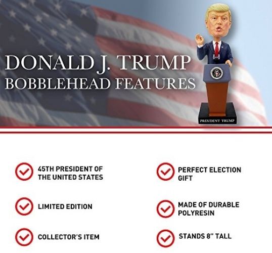 President Donald Trump Bobblehead Make America Great Again New 2017 8 inch Doll