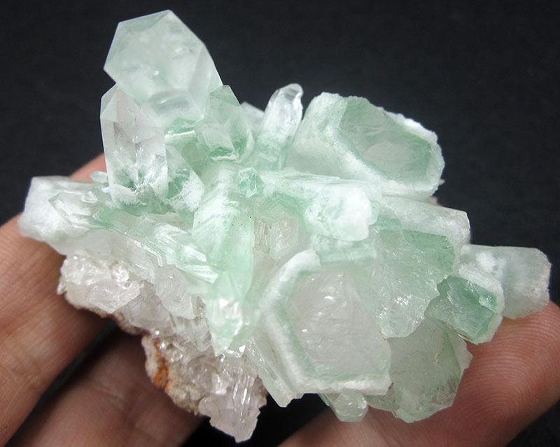 63g green Quartz crystal minerals specimens,China!