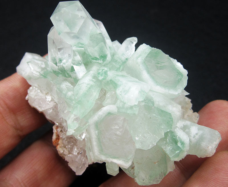 63g green Quartz crystal minerals specimens,China!