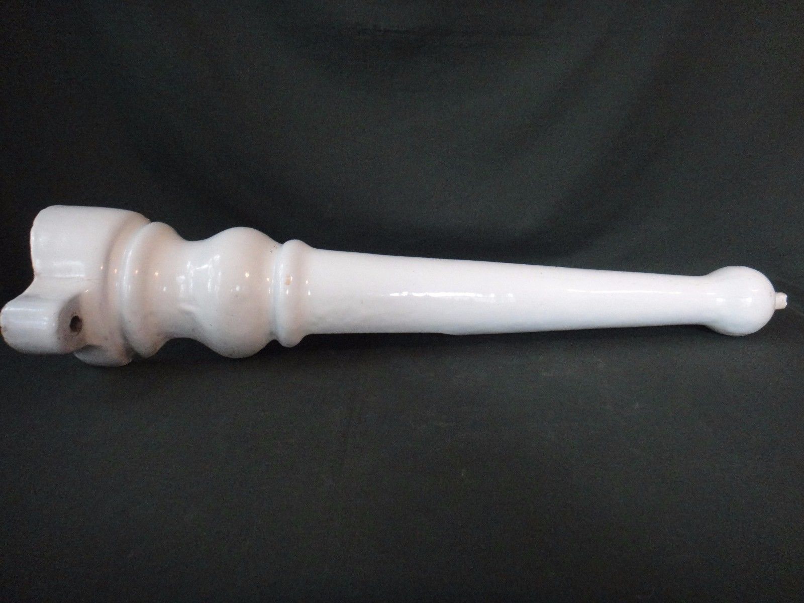 Antique Cast Iron Porcelain Peg Leg for Sink