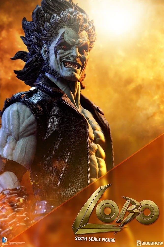 SIDESHOW LOBO 1/6 SCALE FIGURE DC COMICS THE MAIN MAN NEW NIB