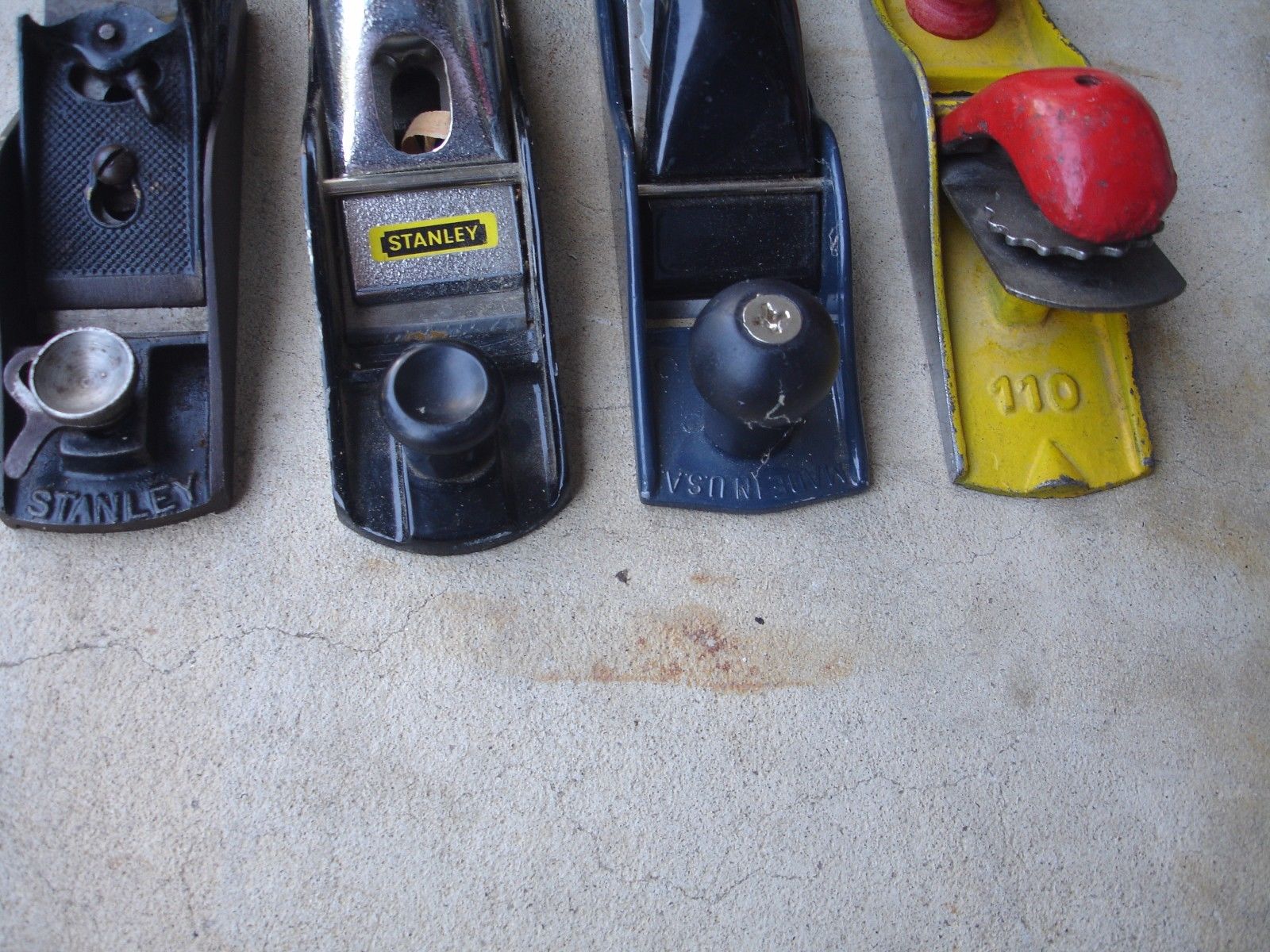 6 Vintage Hand Wood Plane Lot Stanley, USA, US Pat.,