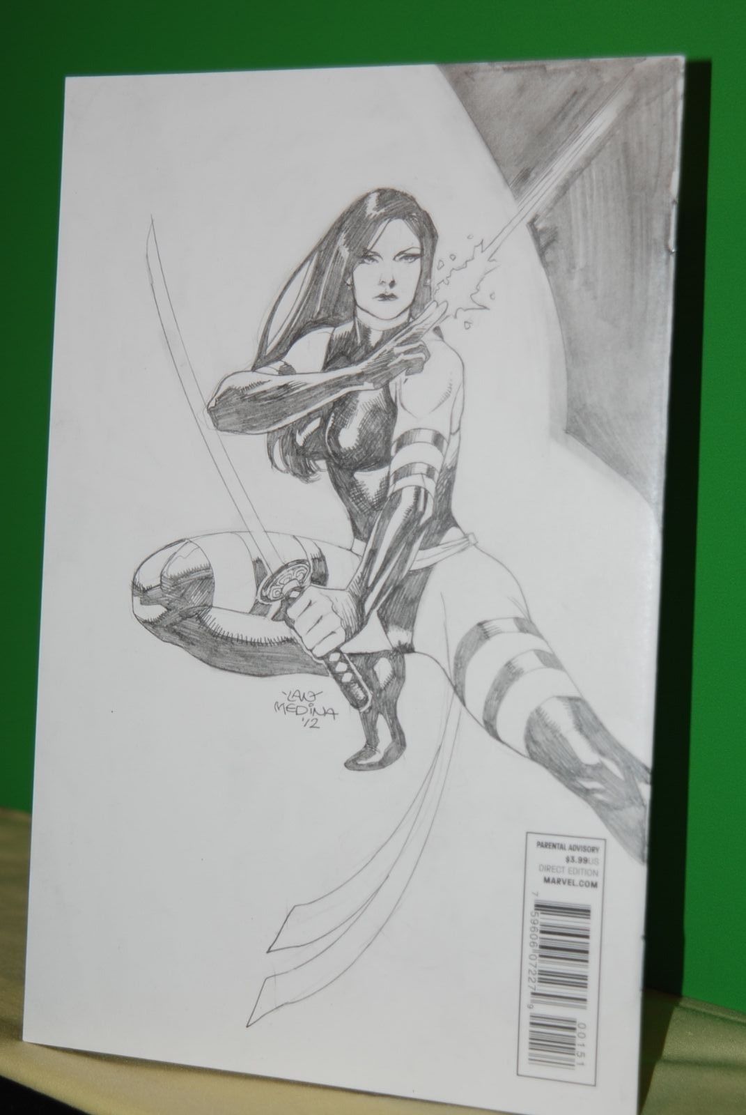UNCANNY X-FORCE (2010) #1Variant MARVEL (COVER Sketch By MEDINA) NM+