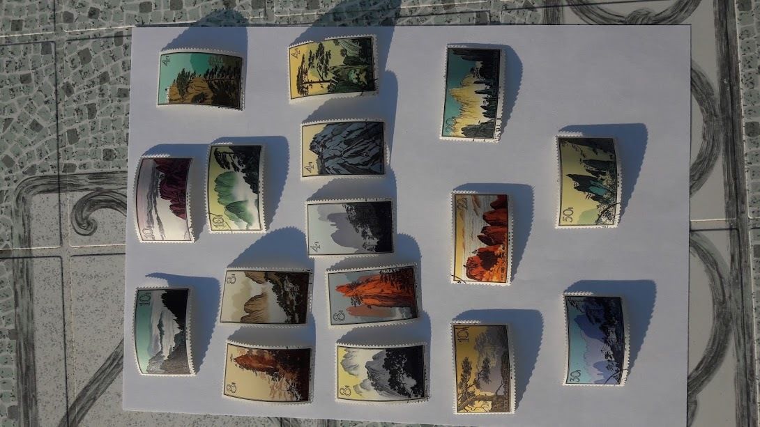 CHINA PRC 1963 HWANGSHAN LANDSCAPES COMPLETE 16 STAMPS