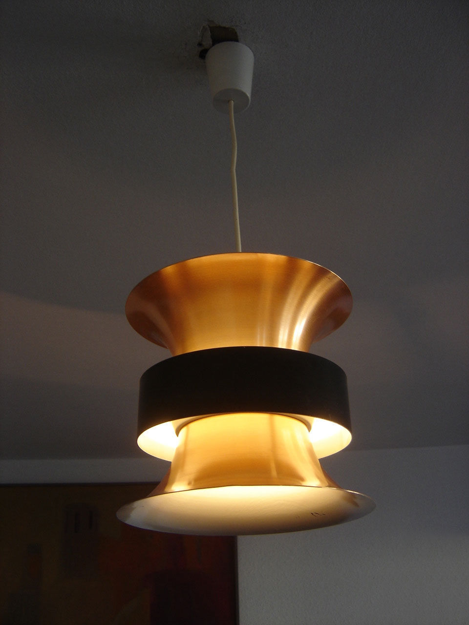 DANISH DESIGN Mid Century Modern PENDANT LIGHT Hanging Lamp FOG & MORUP Lyfa Era