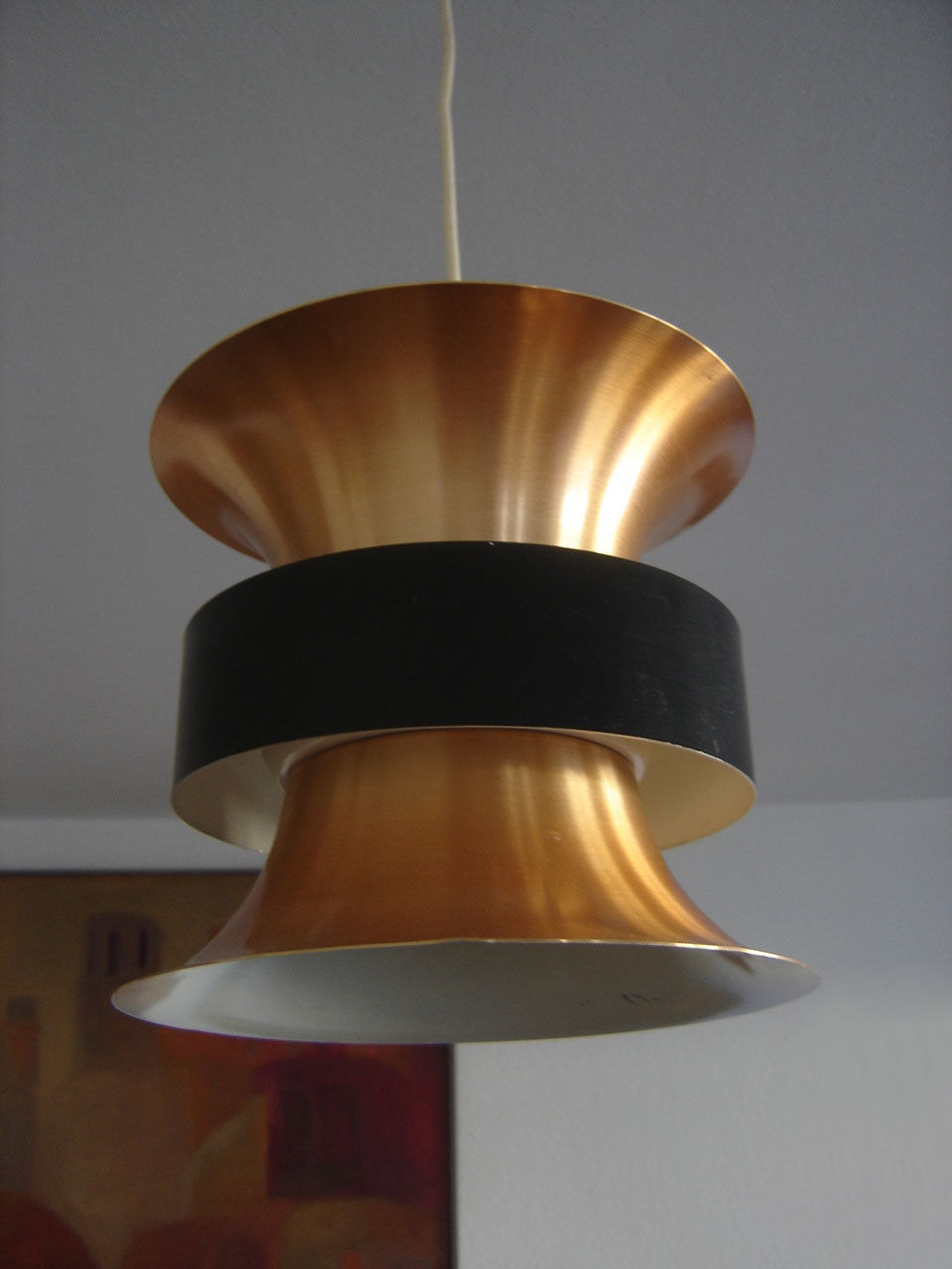 DANISH DESIGN Mid Century Modern PENDANT LIGHT Hanging Lamp FOG & MORUP Lyfa Era