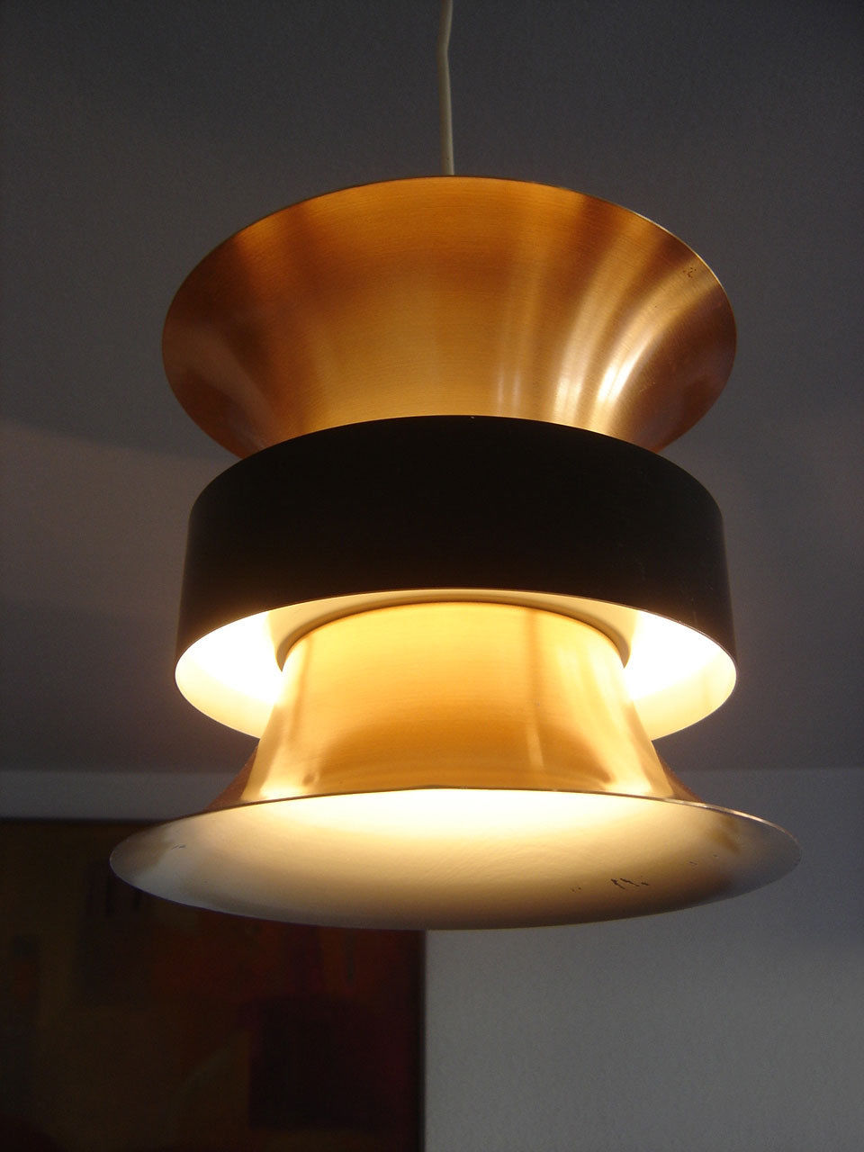 DANISH DESIGN Mid Century Modern PENDANT LIGHT Hanging Lamp FOG & MORUP Lyfa Era