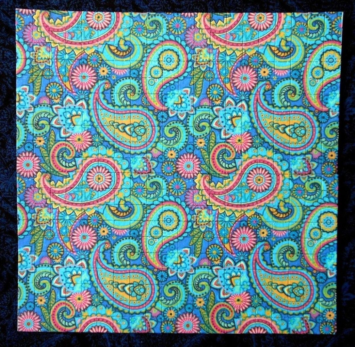 Blotter Art "Paisley" Perforated Print Paper Psychedelic Acid Art Collection