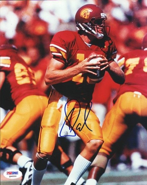 Carson Palmer Authentic Autographed Signed 8x10 Photo USC Trojans PSA/DNA