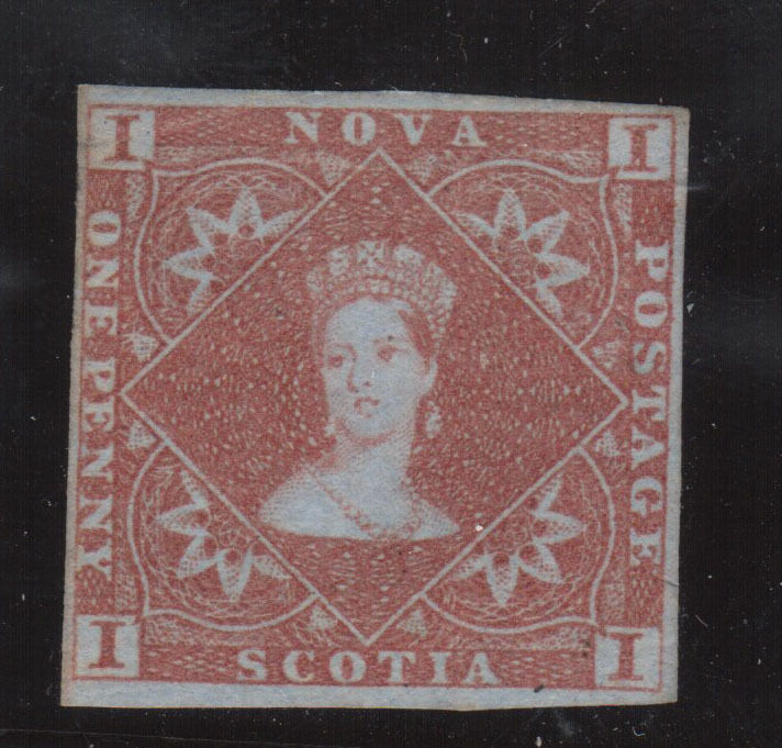 Nova Scotia #1 Very Fine Mint Unused (No Gum) **With Certificate**