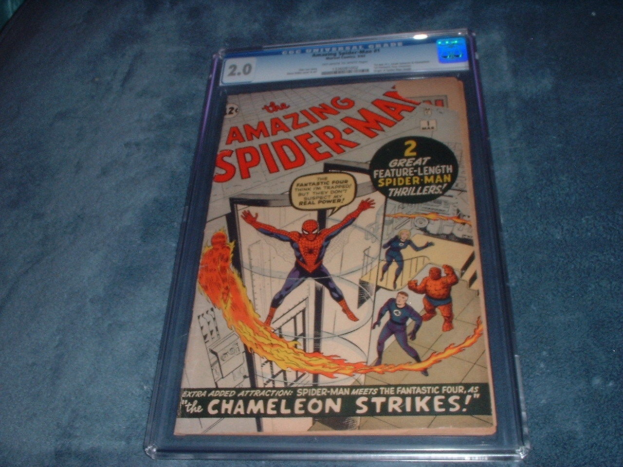 AMAZING SPIDER-MAN #1 / MARCH, 1963 / CGC 2.0 / MOVIE COMING THIS WEEK /  KEY !!