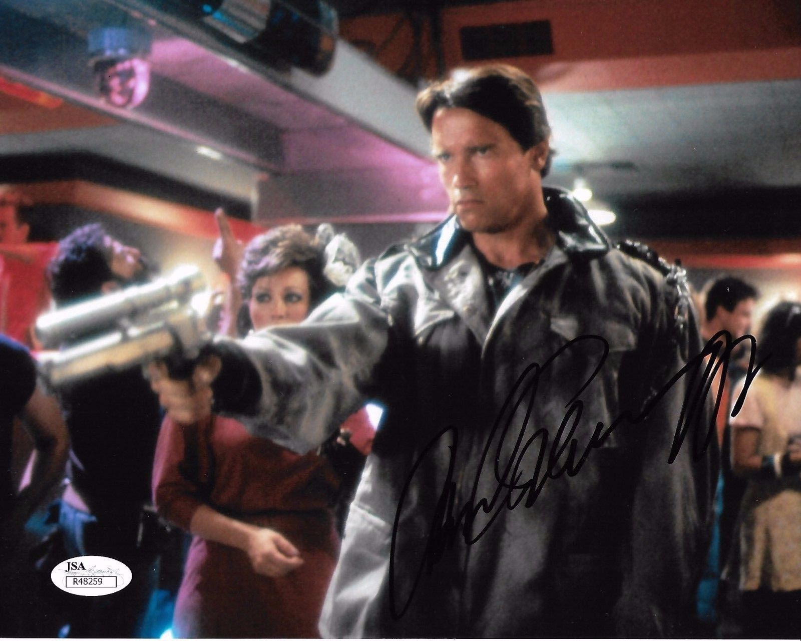 Arnold Schwarzenegger Terminator Autographed Signed 8x10 Photo JSA COA #1