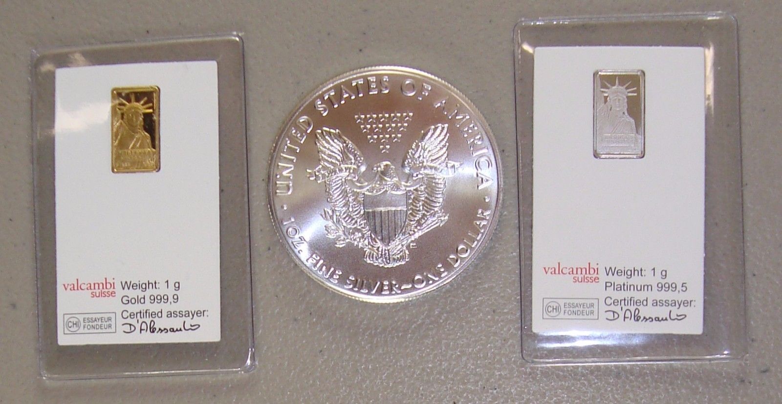 Credit Suisse Gold Silver & Platinum Precious Metals Pack 2017 American Eagle