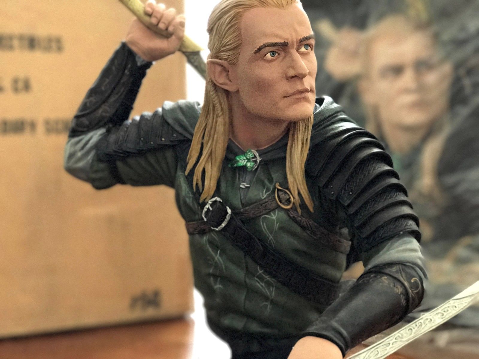 Sideshow Collectibles Lord of the Rings Legendary Scale Bust Legolas #154 LOTR