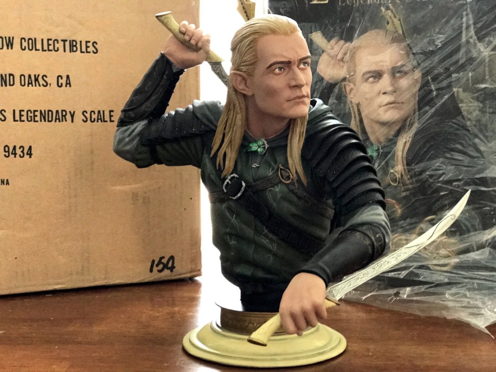 Sideshow Collectibles Lord of the Rings Legendary Scale Bust Legolas #154 LOTR