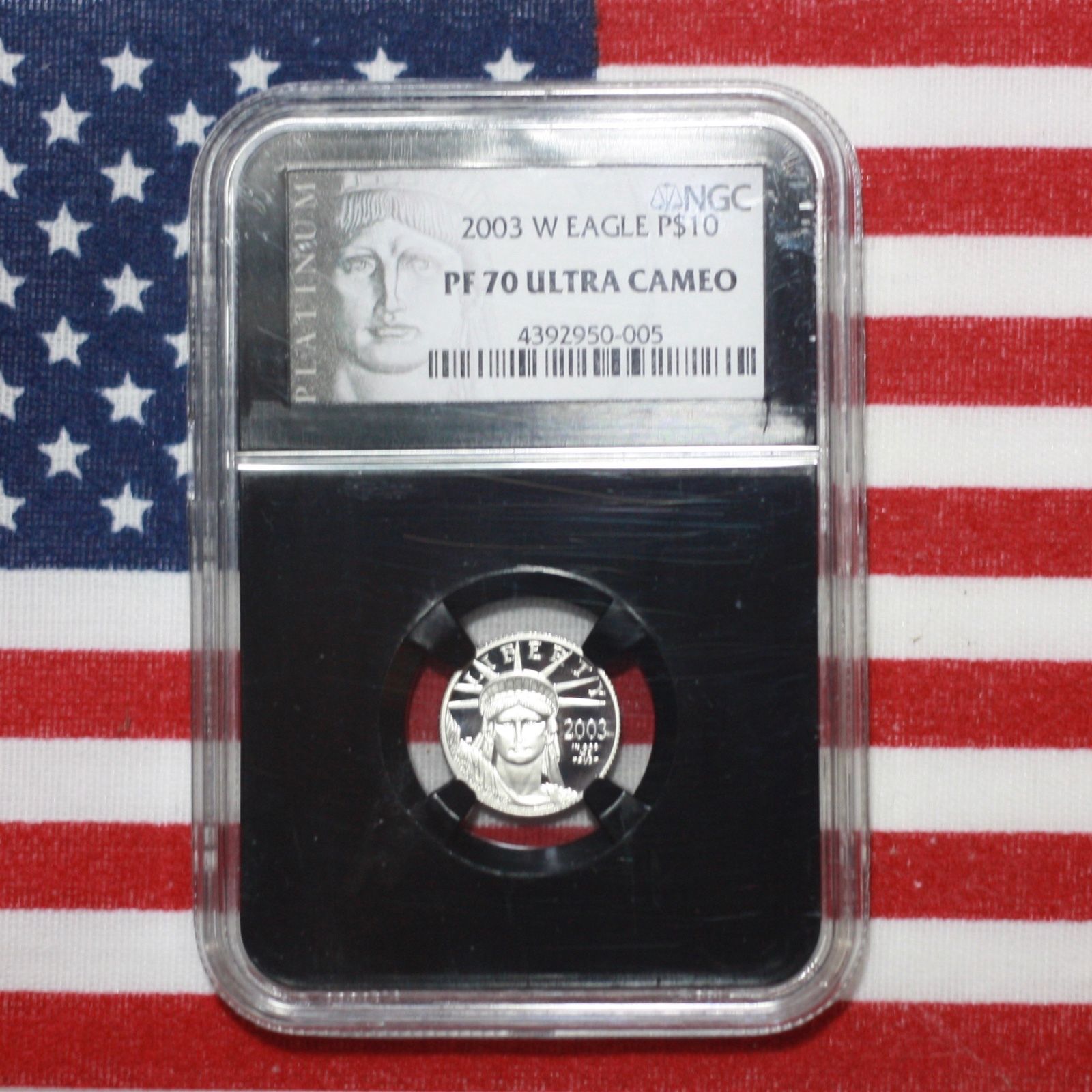 2003 W Platinum Eagle $10 NGC PF70 UC ***Rev Tye's Coin Stache*** #0005225