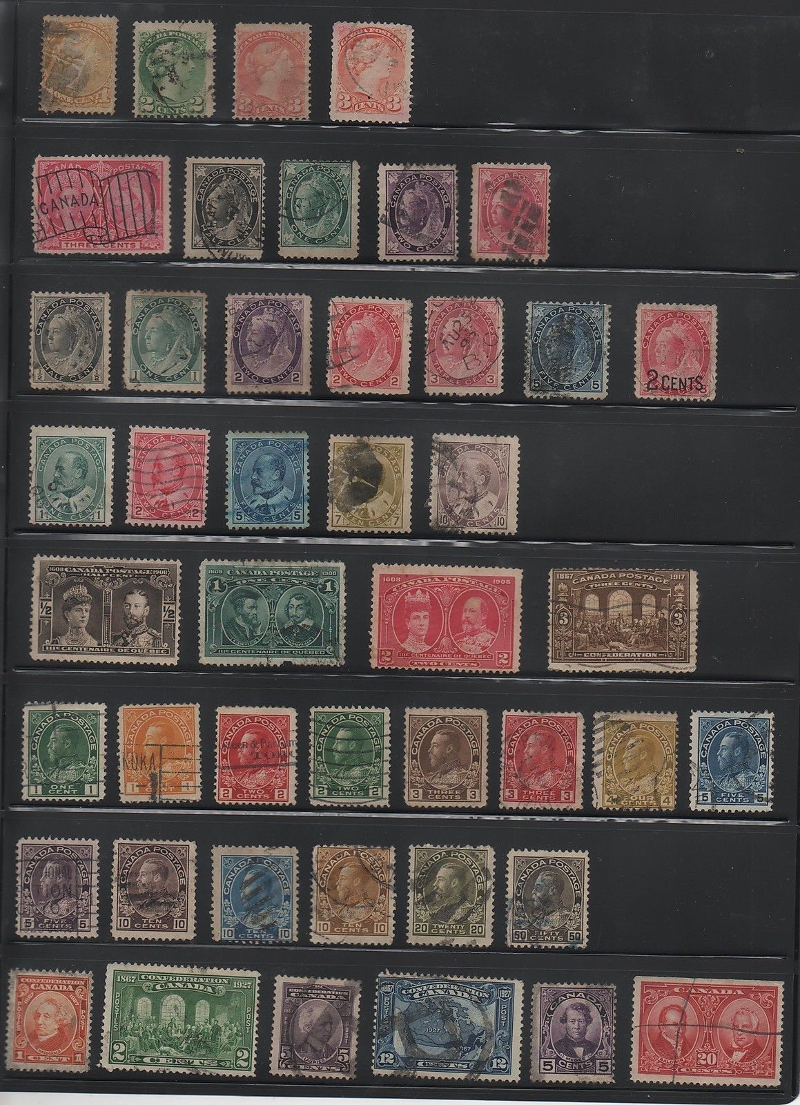 Canada, used lot of 260