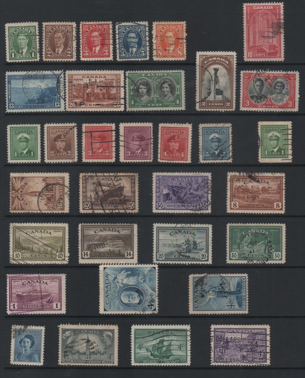 Canada, used lot of 260