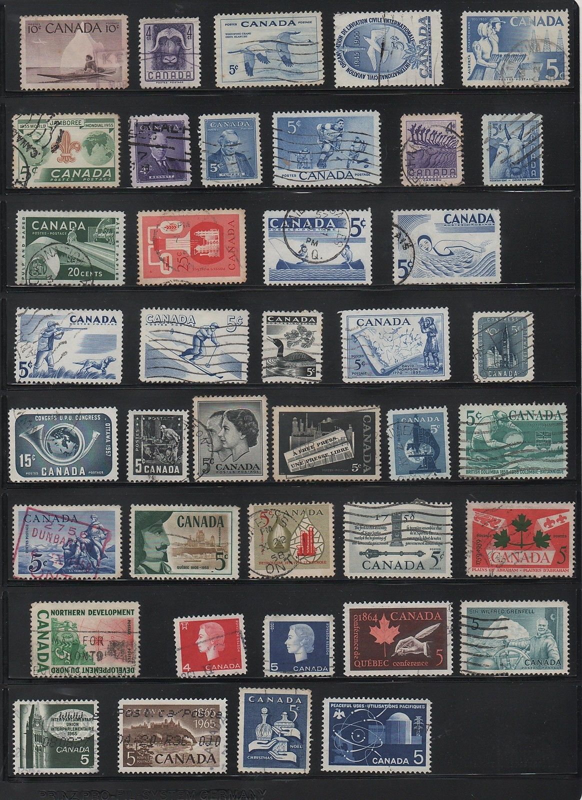 Canada, used lot of 260