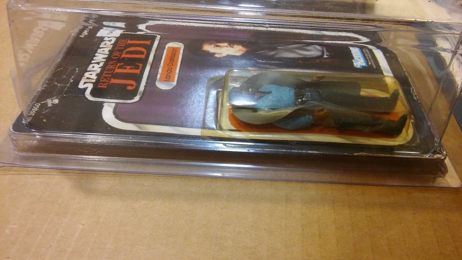 STAR WARS RETURN OF THE JEDI LANDO CARLRISSIAN UNPUNCHED VINTAGE MOC 65 BACK